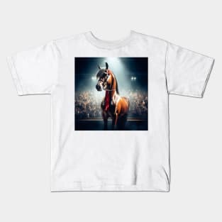 Arabian horse the magnificent animal Kids T-Shirt